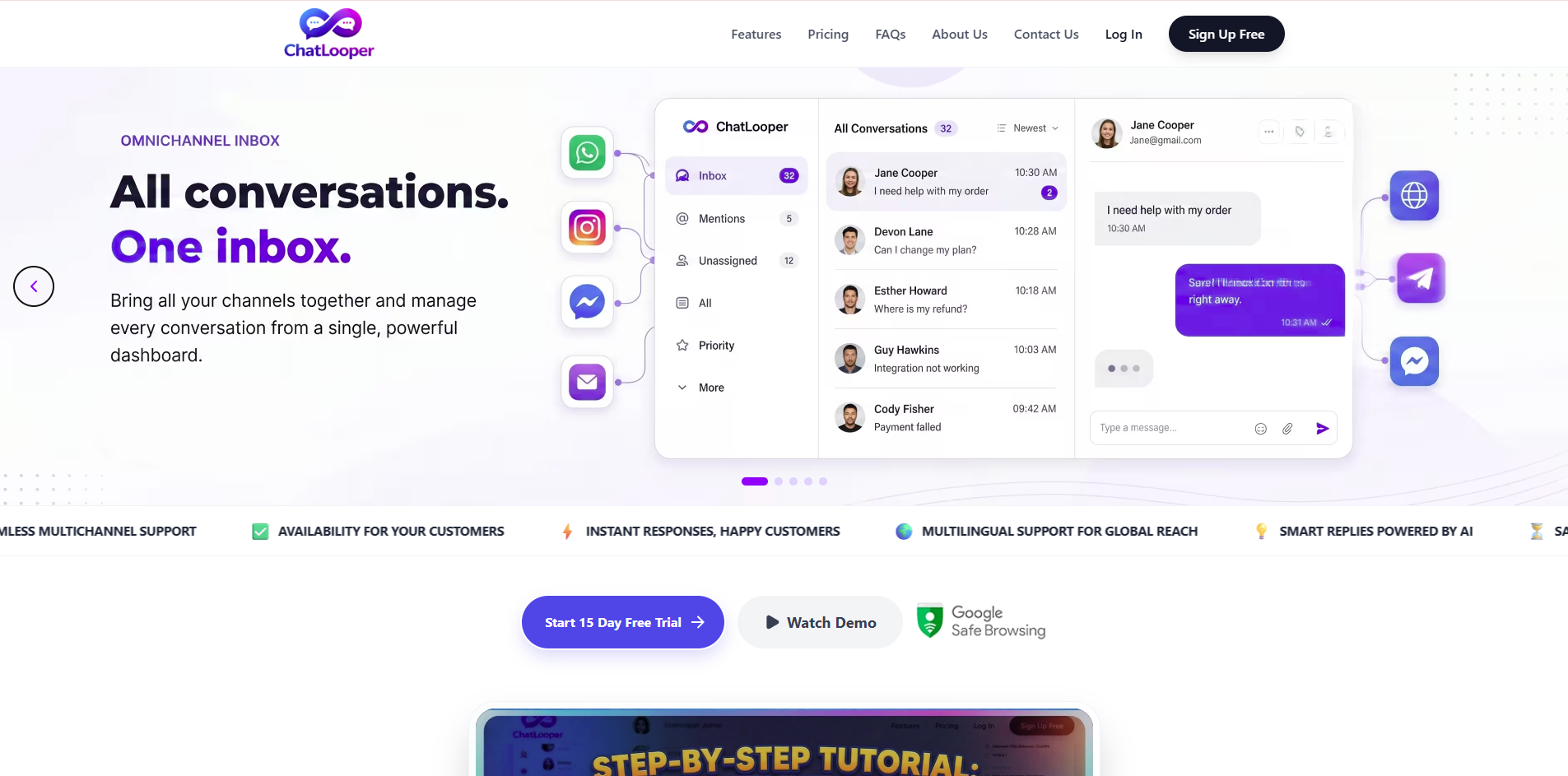 ChatLooper – Smart Communication Dashboard