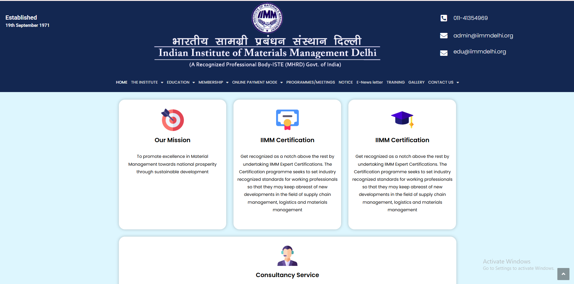 IIMM Delhi – Academic Programs & Admission Info