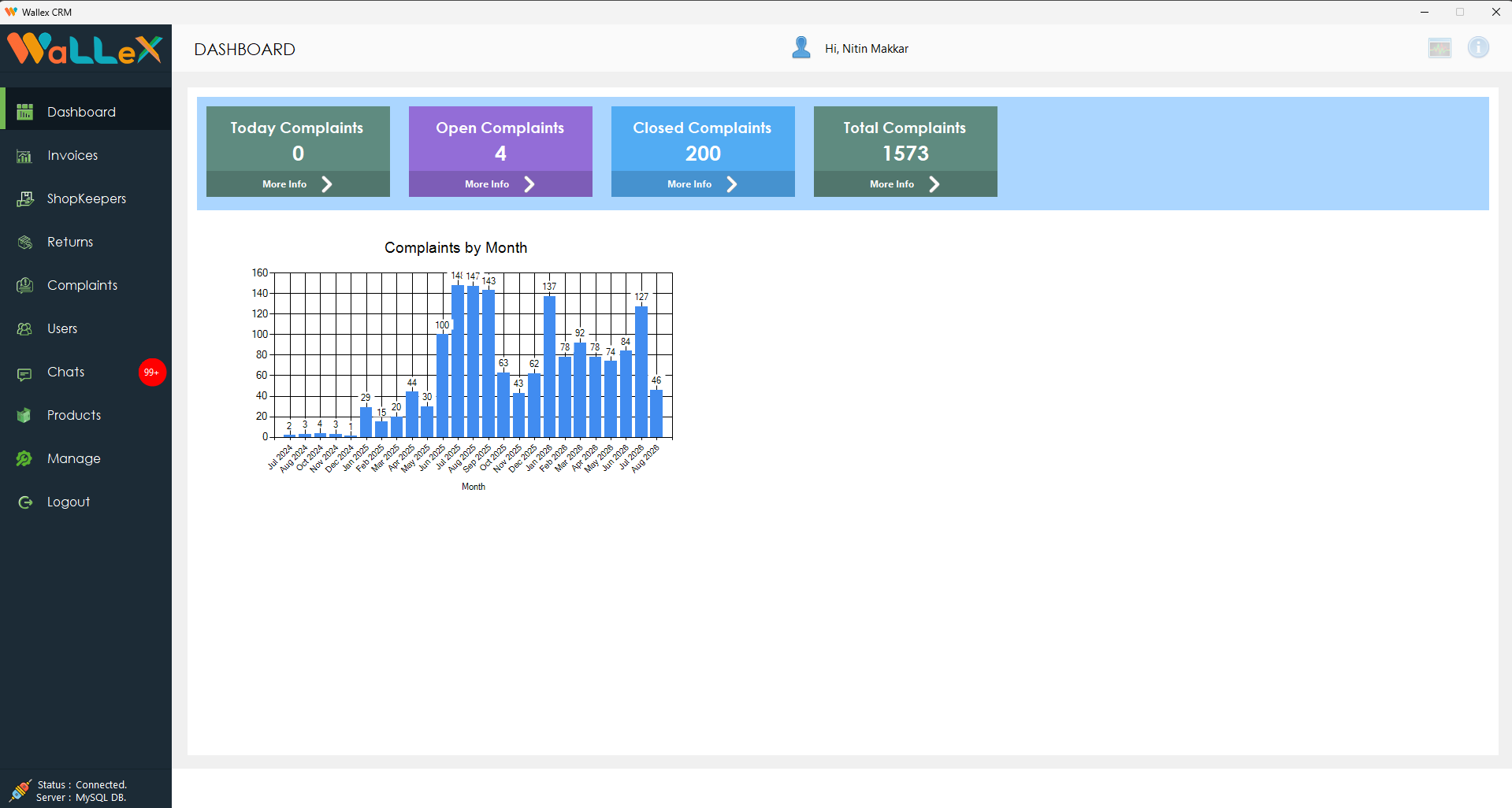 Wallex CRM App Preview