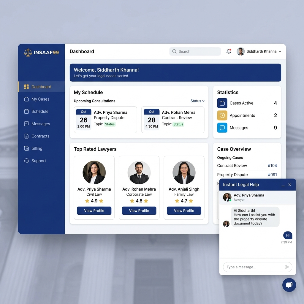 Insaaf99 Legal Consultation Platform