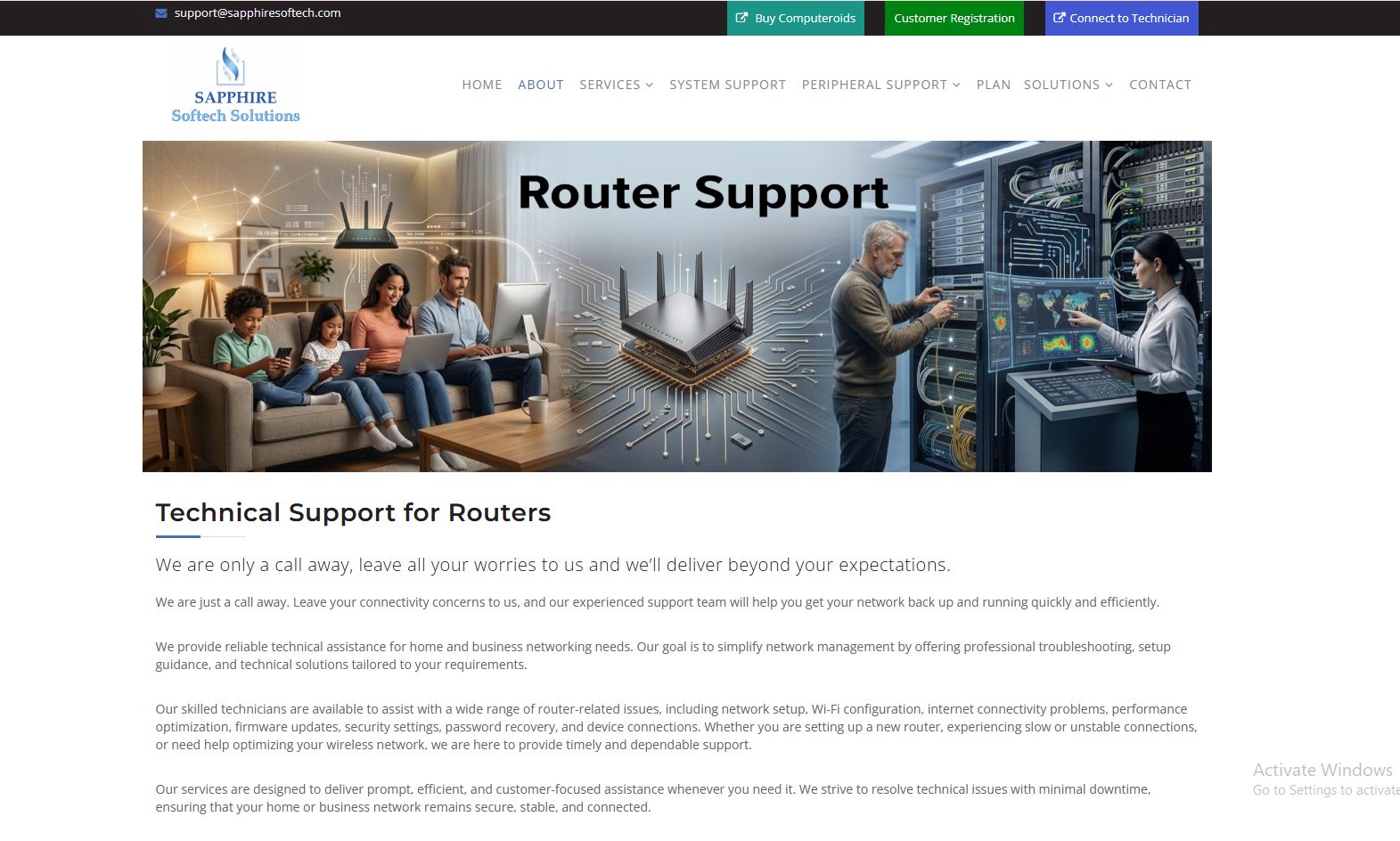 Sapphire Softech Solutions – Services List